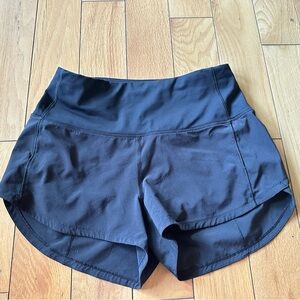 Lululemon Speed Up shorts black size 2
